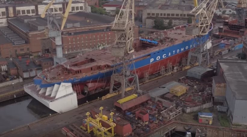 Το πρώτο ρωσικό πυρηνοκίνητο παγοθραυστικό Sibir (βίντεο)